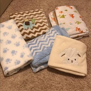 Baby blanket lot. All EUC.